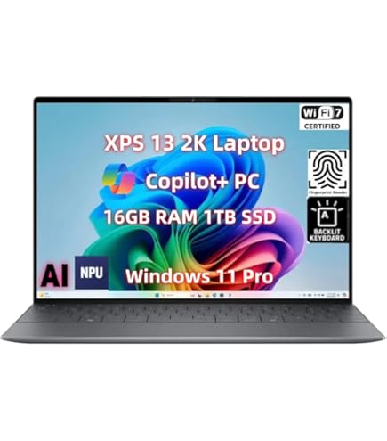 Amazon.com: New XPS13 9350 Powerful AI Copilot + Laptop 13.4 inch